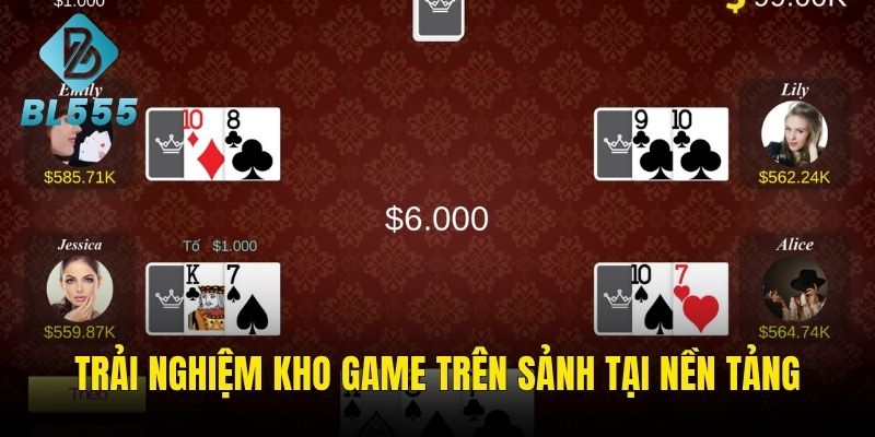 Trải nghiệm kho game bài đối kháng hàng đầu tại sảnh